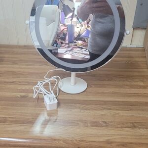 Elegant White Vanity Mirror